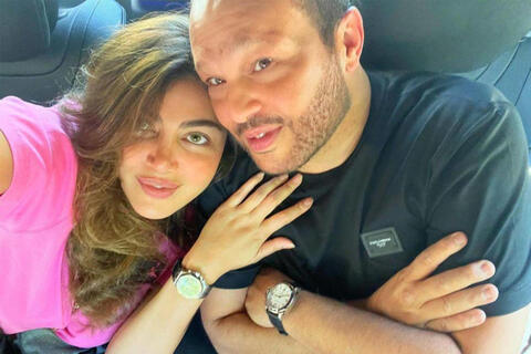 هكذا احتفلت ريهام حجاج بعيد ميلاد زوجها محمد حلاوة