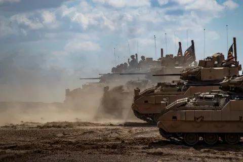 The US Launches Airstrikes Against Iran-backed Militias in Syria (AFP)