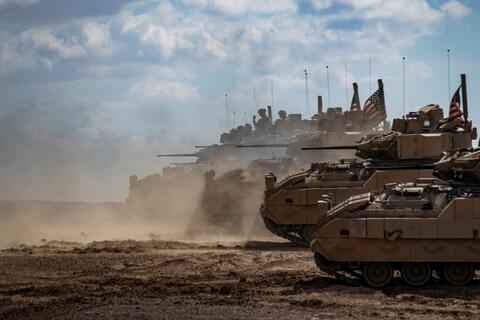 The US Launches Airstrikes Against Iran-backed Militias in Syria (AFP)