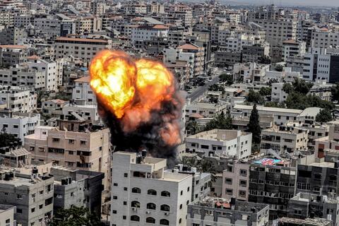 Aftermath Photos of Gaza Emerge Online After Israeli Airstrikes