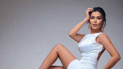 نادين الراسي في أول ظهور لها بعد وفاة شقيقها جورج