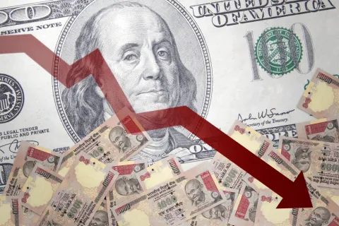 Indian Rupee Plummets to Record Low Against US Dollar