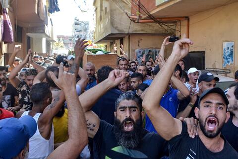 With 94 Dead: Thousands Mourn Loved Ones in North Lebanon 