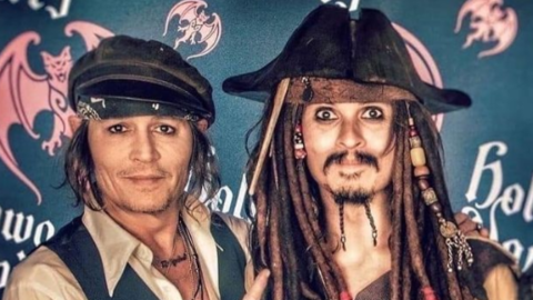 Johnny Depp visits Saudi Arabia
