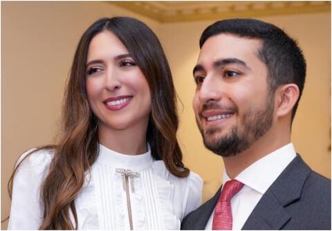 مأدبة غداء بمناسبة زفاف طارق ناصر جودة والأميرة سمية بنت الحسن