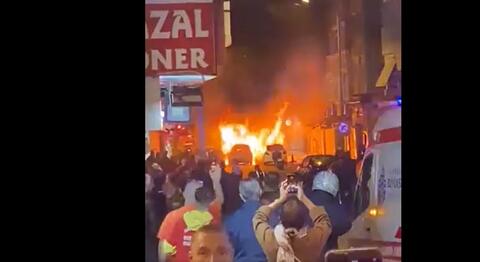 بالفيديو.. لحظة وقوع انفجار اسطنبول