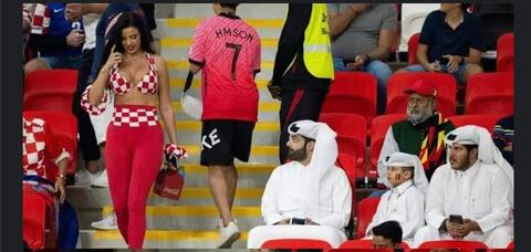 ملكة جمال كرواتيا تتجول بالبكيني في قطر ومطالب باعتقالها