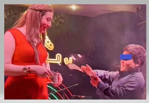 حملة على ملاهي بغداد بعد فيديو الطفل والراقصة (صور)