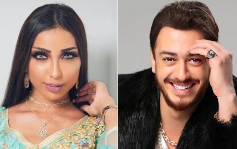بالصورة: دنيا بطمة تختص سعد لمجرد بدعوة رمضانية!