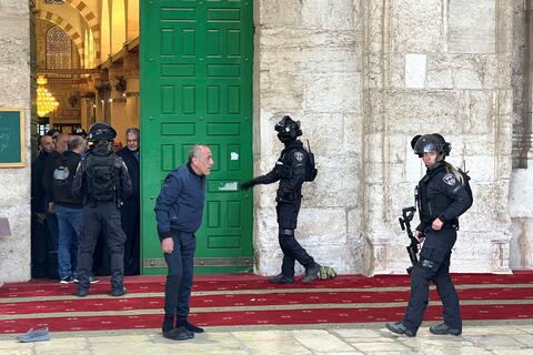Israeli forces attack worshippers at Al-Aqsa