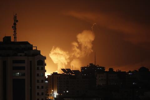 Israel strikes Hamas positions in Lebanon, Gaza