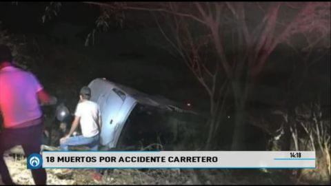 حادث يودي بحياة 13 شخصا في المكسيك