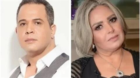 صابرين بنحافة غير معهودة في عزاء مصطفى درويش