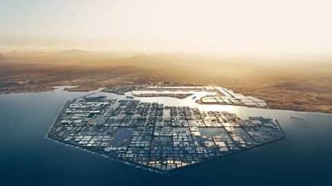 Oxagon: world's largest floating city in Saudi Arabia's NEOM