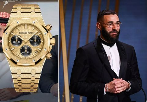 كريم بنزيما يتعاقد مع الاتحاد بساعة سعرها 293 ألف ريال سعودي
