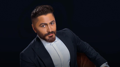 تامر حسني و بسمة بوسيل في وصلة غزل الكترونية رغم الطلاق
