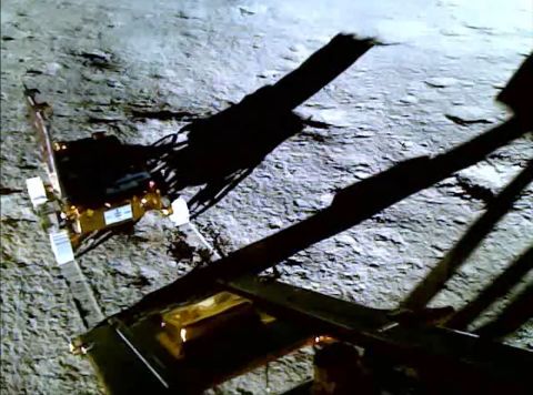 India's historic Lunar mission unveils first images