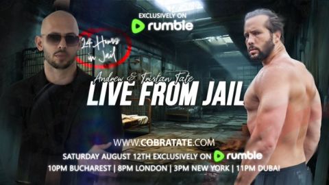 Over 50k watch Andrew Tate sleep in jail on stream