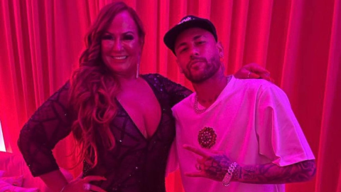 Neymar’s mom wears abaya in Saudi Arabia