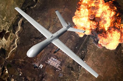 Russian drone strikes target Ukrainian ports