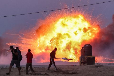 Statement from Israeli occupation bombing Gaza