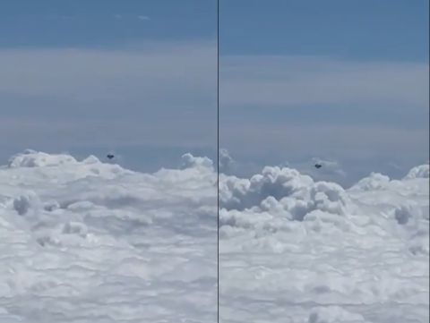 Aliens arrived! plane video captures UFO in sky