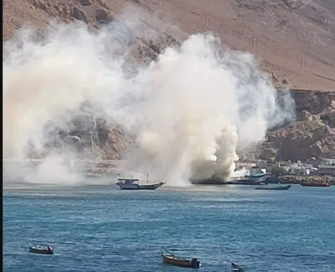 Fire breaks out on ship at Yemen’s Mukalla port