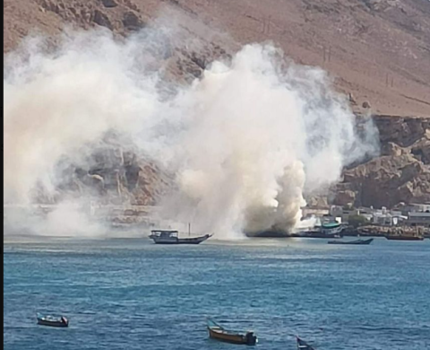 Fire breaks out on ship at Yemen’s Mukalla port