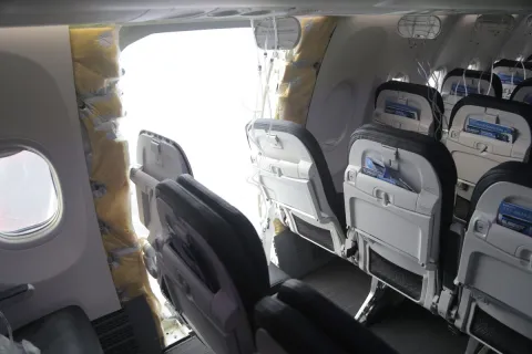 Boeing halts aircraft production following mid-air emergency door explosion