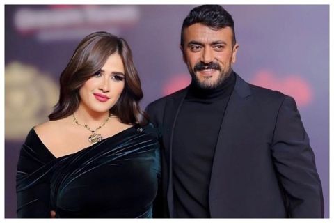 أحمد العوضي يحتفل بعيد ميلاد ياسمين عبد العزيز بمنتهى الرومانسية