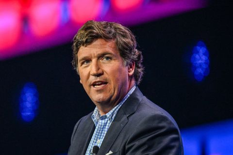 Tucker Carlson leaves Kremlin after ‘intense’ hour interview with Vladimir Putin