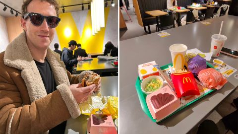 Zuckerberg gets mixed reactions after eating McDonald's in Japan