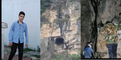 Video: Syrian student disappears after entering cave with his friends