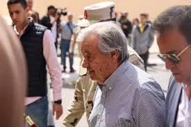 جوتيريش من معبر رفح .... ما يجري في غزة انتهاك أخلاقي
