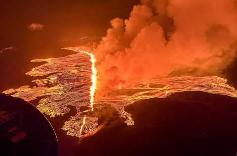 Video: Iceland volcano erupts for fourth time since December  