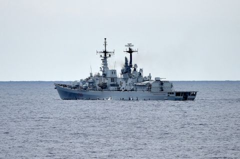 Italian destroyer downs drones over Red Sea water