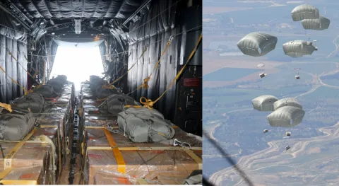 Video: US launches first airdrop mission for Gaza aid