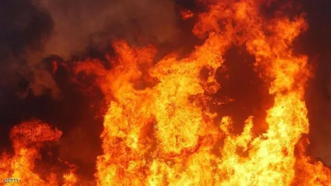 وفاة أم وأطفالها الخمسة في حريق سكني بالبصرة (فيديو)