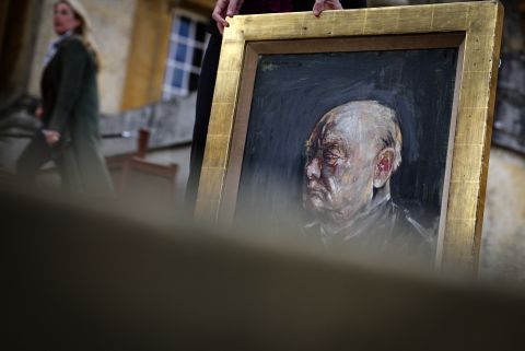 Rare Winston Churchill portrait revealed ahead of auction