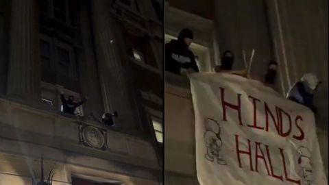 'Hind's Hall': Columbia University protesters take over Hamilton Hall