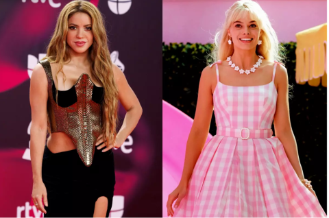 شاكيرا تخطف الأنظار بإطلالة من كارولينا هيريرا  في Met Gala 2024