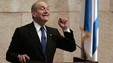 بماذا وصف أولمرت حرب إسرائيل على غزة؟