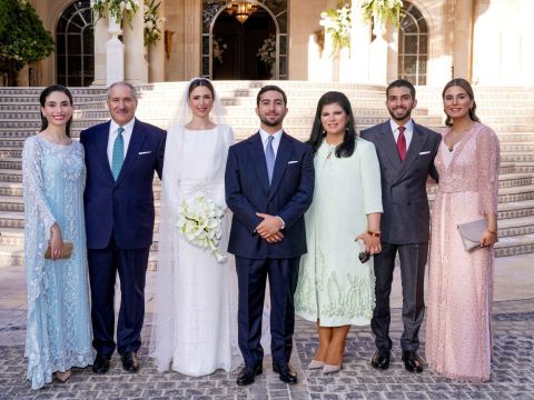 صور جديدة من زفاف ابن الأميرة سمية السيد علي وتمارا رسماني