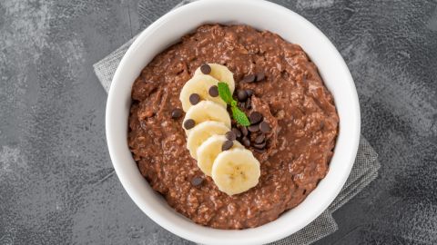 الشوفان المخبوز بالكاكاو 