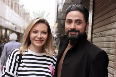 ما حقيقة زواج نادين تحسين بك من إياد عيسى بالرغم من فرق السن بينهما؟