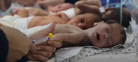 اليونيسيف: ألاف الأطفال في غزة معرضون لخطر الموت 