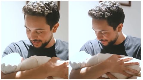 Princess Rajwa looks stunning in first appearance after Princess Iman’s birth