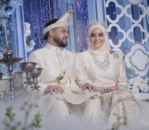 زفاف ملكي في ماليزيا .. شاهدوا جمال العروس؟