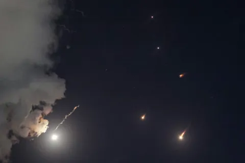 Tel Aviv rocked by explosions as rockets fired from Lebanon echo in the city