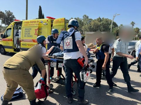 Ramming incident reported in Tel Aviv, 50 people injured